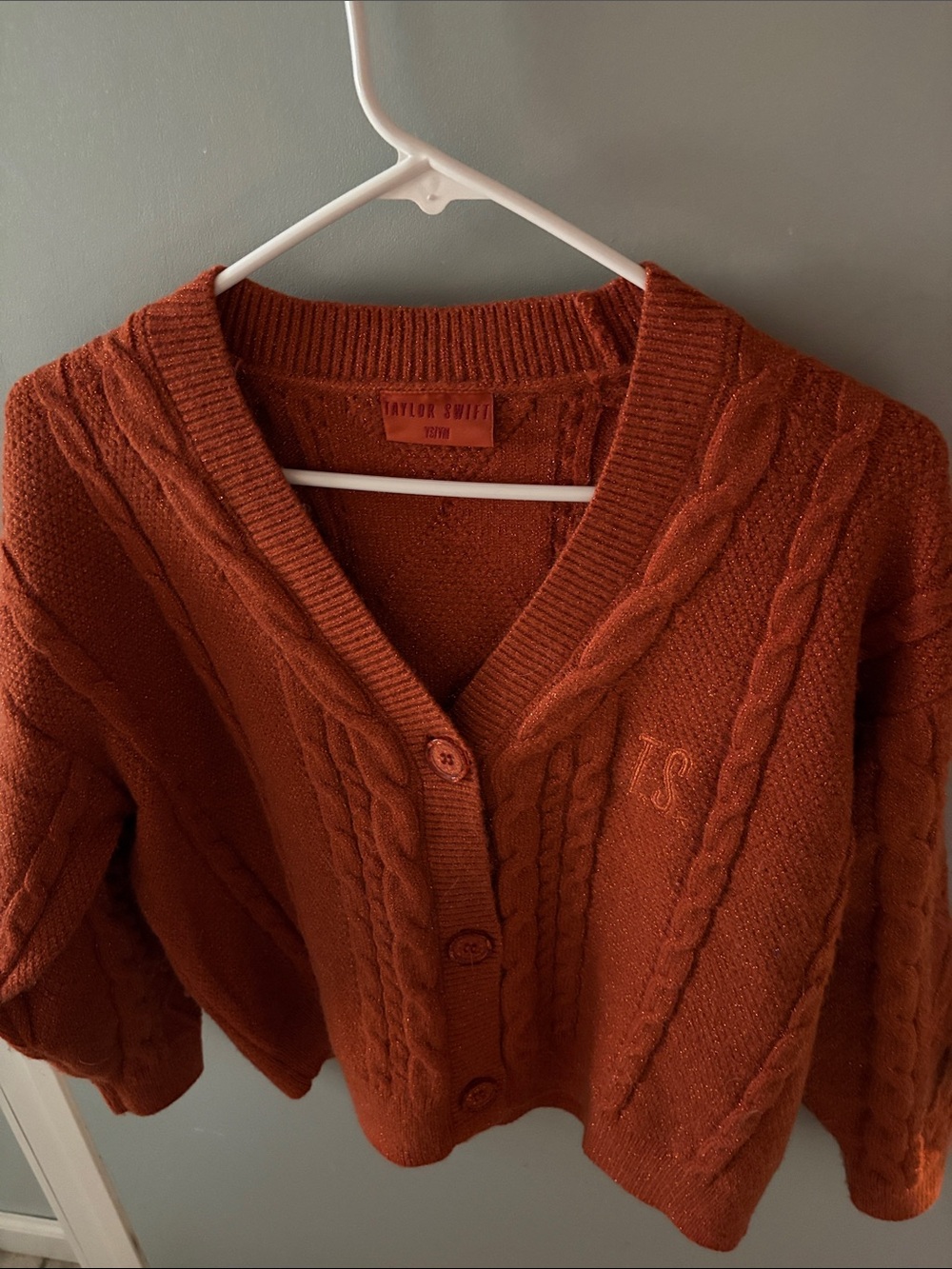 Taylor swift sweater. It’s real and comes like new. Embroidered (YS/YM)